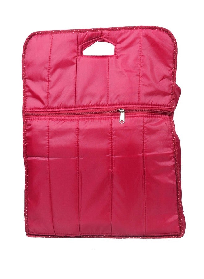 SuneshCreation Multipurpose Bag in Soft Parachute Material Shopping Bag/Picnic Bag/Grocery Bag/Storage Bag (Maroon) - Image 2